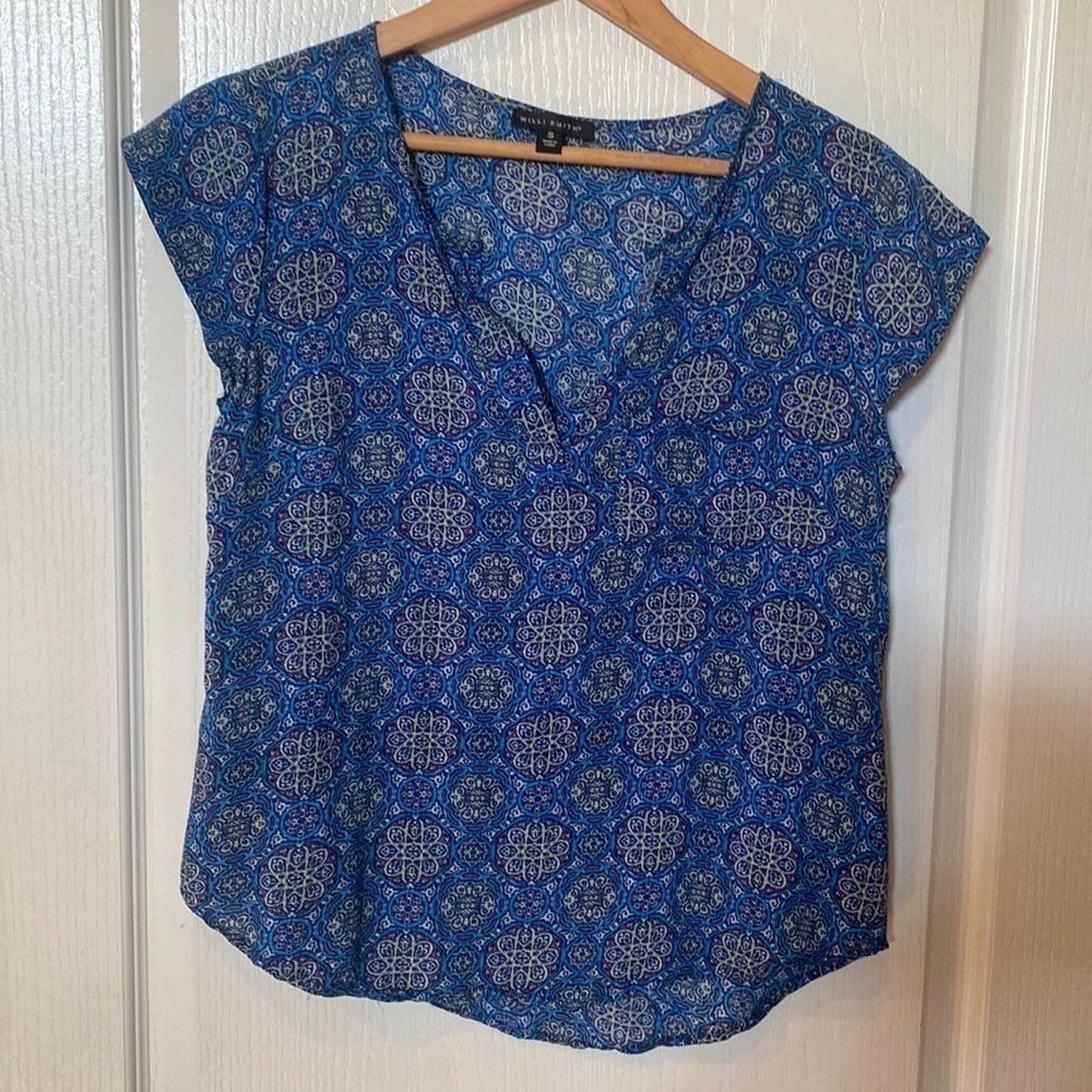 Willi Smith size S Cap sleeve top